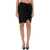 Nina Ricci Midi Skirt With Drape BLACK