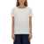 Nina Ricci T-Shirt With Embroidered Collar WHITE