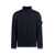 Stone Island Stone Island Ribbed Turtleneck Wool Sweater BLUE