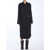 Loewe Belted Wool Dress Black