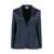 P.A.R.O.S.H. P.A.R.O.S.H. Blazer In Linen And Viscose BLUE