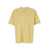 DRÔLE DE MONSIEUR 'Le T-Shirt Slogan Classiquei' Yellow Crewneck T-Shirt With Print On The Front In Cotton Man YELLOW