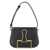 Off-White Off-White Skeleton Binder Leather Shoulder Bag Black