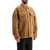 Palm Angels Teddy Bear Themed Overshirt CAMEL CAMEL