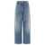 Palm Angels Palm Angels "Washed Logo" Jeans BLUE