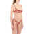 THE ATTICO Animal Print Bikini Set In 8 RED MILK