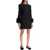 Valentino Garavani "Double Compact Drill Mini Dress" NERO