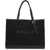 Bally East/West Nylon And Leather Tote Bag BLACK+PALLADIO