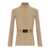 Elisabetta Franchi ELISABETTA FRANCHI CAMEL RIBBED BELTED TOP Beige