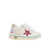 Golden Goose BALLSTAR LEATHER UPPER TOE AND SPUR GLITTER STAR SUEDE HEEL White