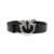 Pinko Pinko Love Birds Leather Belt 3Cm Black