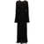 forte_forte Forte_Forte "The Stars Of Bali" Embroidery Georgette Dress Clothing Black