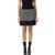 Dolce & Gabbana Dolce & Gabbana Short Micro-Tweed Skirt With Lace Insert BLACK MELANGE