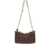 RABANNE Rabanne Leather Nano 1969 Shoulder Bag MARRONE E ORO