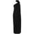 ROHE Róhe Scarf Dress With Open Back Clothing 001 BLACK