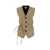 Bottega Veneta Bottega Veneta Prince Of Wales Checked Wool Vest Beige