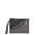 Fendi Fendi 'Fendi Diagonal' Flat Pouch GRAY