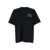 AMIRI Black Crewneck T-Shirt With Amiri Arts District Logo Print In Cotton Man Black