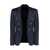 Balmain Balmain Double-Breasted Wool Jacket BLUE