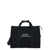 A.P.C. Black Gym Bag With Contrasting Logo Print In Cotton Man Black