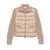 Moncler Moncler Padded Cardigan With Logo Beige