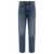 Brunello Cucinelli Brunello Cucinelli "Baggy Authentic Con Shiny Tab" Jeans BLUE