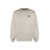 DRÔLE DE MONSIEUR Drôle De Monsieur Slogan Cotton Crew-Neck Sweatshirt Beige