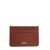 A.P.C. Brown Card-Holder With Logo Print In Leather Man BROWN