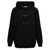 Lanvin Lanvin Logo Embroidery Hoodie Black