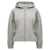 Ganni Ganni Logo Embroidery Hoodie GRAY