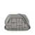 THEMOIRè Themoirè Tia Weaved Vegan Leather Clutch GREY