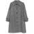 OFFICINE GENERALE Officine Générale Aretha Itl Textured Stripe Wo Clothing MIDGREY/LIGHTGREY