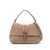 Furla Furla Flow M Top Handle - Suede+Vacchetta+Vitello Claris Lux Bags YU500 DESERTO