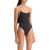 TROPIC of C Rossover One-Piece Swimsuit ESPRESSO