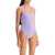 HUNZA G. One-Piece Square Neck Swims LILAC