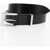 Isabel Marant Solid Color Leather Iliryah Belt 25Mm Black