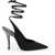 THE ATTICO Venus Slingback Pumps* BLACK CRYSTAL