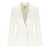 Elisabetta Franchi ELISABETTA FRANCHI IVORY SATIN LAPEL JACKET White