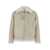 ARMA Beige Shearling Jacket With Zip Closure In Leather Man Beige