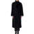 Fendi Fendi Wrap Long Coat Black