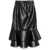 Comme des Garçons Comme Des Garçons Midi Skirt With Ruffles Black