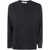 Goes Botanical Goes Botanical Logn Sleeves Merinos Extrafine Super 140`S Over Vneck Sweater Clothing Black