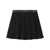 Ganni Ganni Pleated Mini Skirt With Logo Black