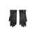 AMI Paris AMI Paris Strap Detail Gloves Black