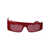 GCDS Gcds Sunglasses 66S ROSSO LUC/BORDEAUX