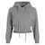 Patou Patou Cropped Wool Sweater With Hood GREY