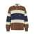 AUTRY Multicolor Long Sleeve Striped Polo Shirt In Cotton Man MULTICOLOR