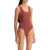 HUNZA G. Full-Body Domino Swimsuit METALLIC ROSEWOOD