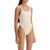 HUNZA G. Full-Body Domino Swimsuit BLUSH