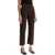 LEMAIRE Cropped Pants With Twisted Seams ESPRESSO